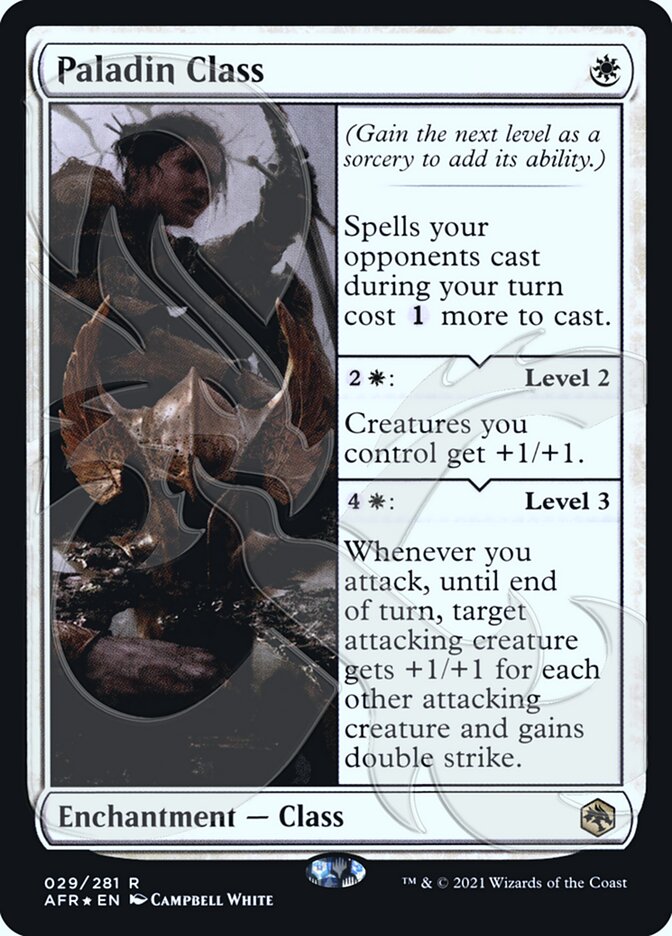 ampersand cards mtg Paladin Class (Ampersand Promo) [Dungeons & Dragons: Adventures in the – Dumpster Cat Games