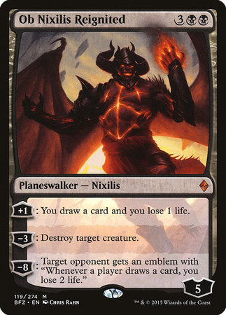 Ob Nixilis Reignited [Battle for Zendikar] | Dumpster Cat Games
