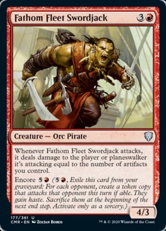 Fathom Fleet Swordjack [Commander Legends] | Dumpster Cat Games