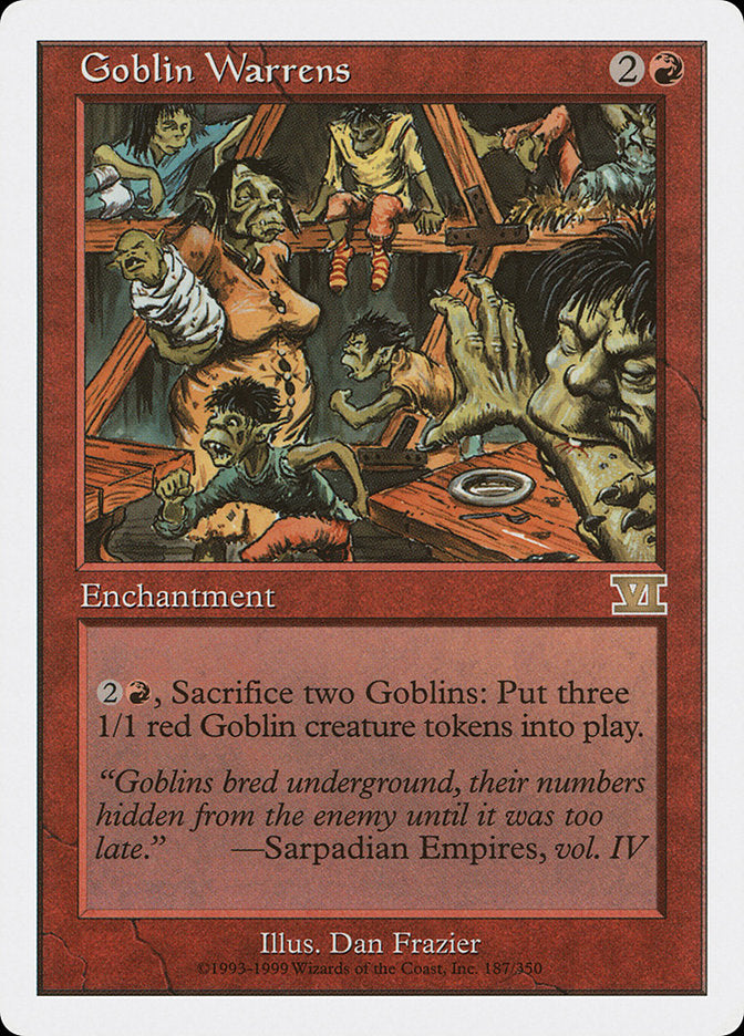 Goblin Warrens [Classic Sixth Edition] | Dumpster Cat Games