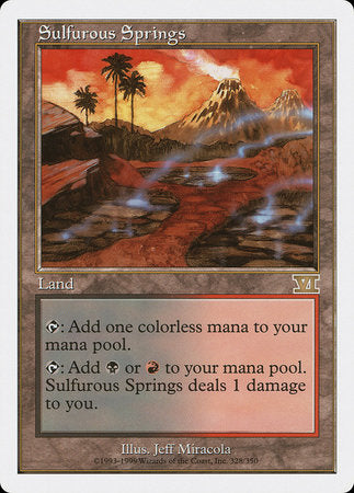 Sulfurous Springs [Classic Sixth Edition] | Dumpster Cat Games