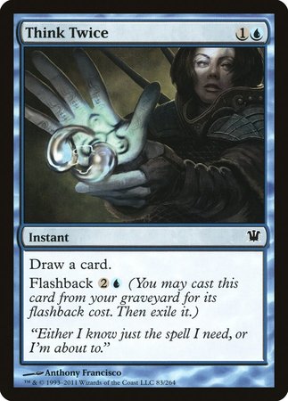 Think Twice [Innistrad] | Dumpster Cat Games