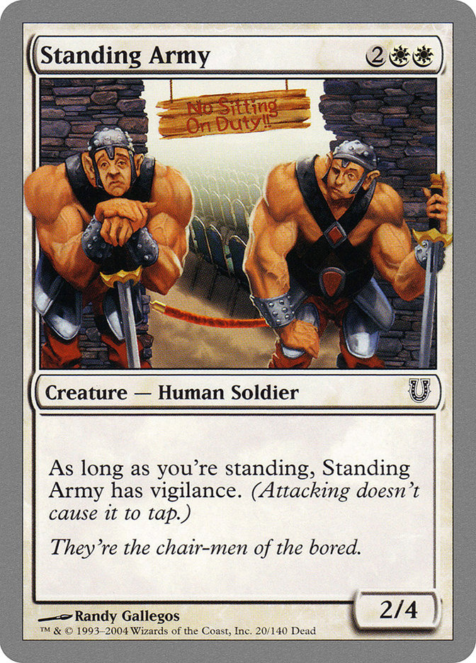 Standing Army [Unhinged] | Dumpster Cat Games