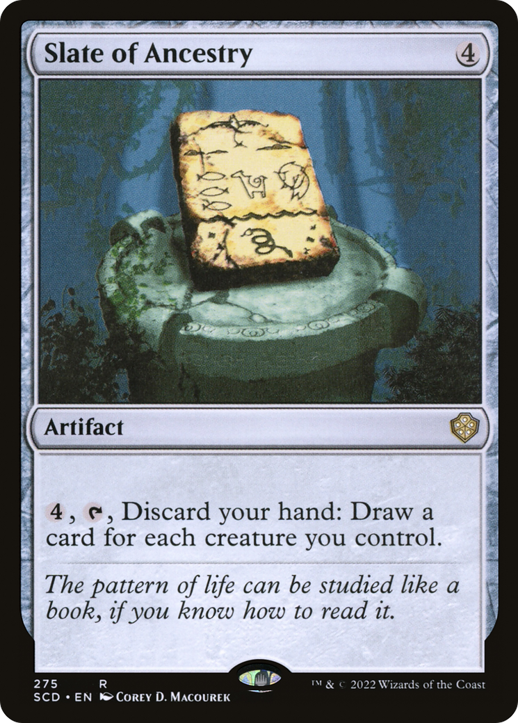 Slate of Ancestry [Starter Commander Decks] | Dumpster Cat Games