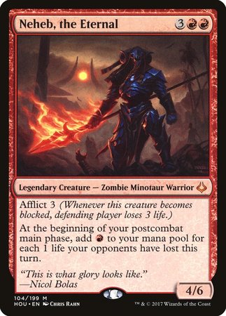 Neheb, the Eternal [Hour of Devastation] | Dumpster Cat Games