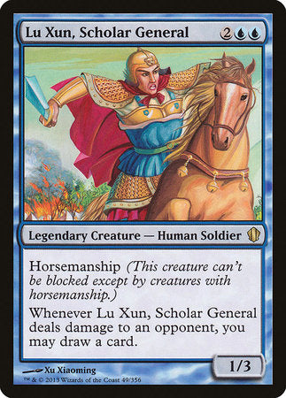 Lu Xun, Scholar General [Commander 2013] | Dumpster Cat Games