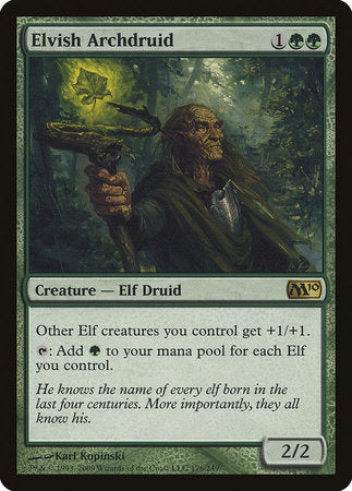Elvish Archdruid [Magic 2010] | Dumpster Cat Games