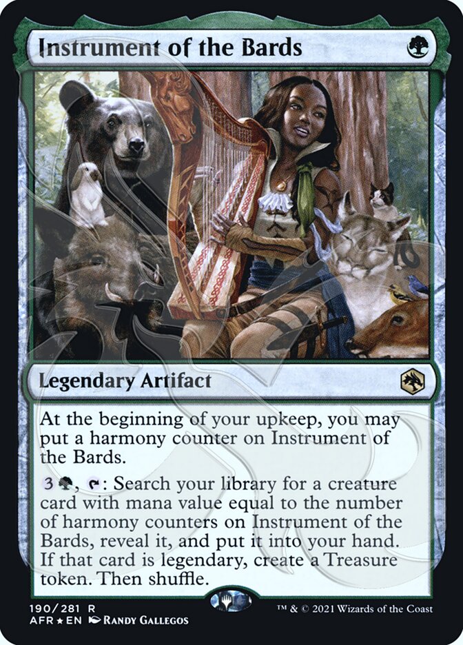 Instrument of the Bards (Ampersand Promo) [Dungeons & Dragons: Adventures in the Forgotten Realms Promos] | Dumpster Cat Games