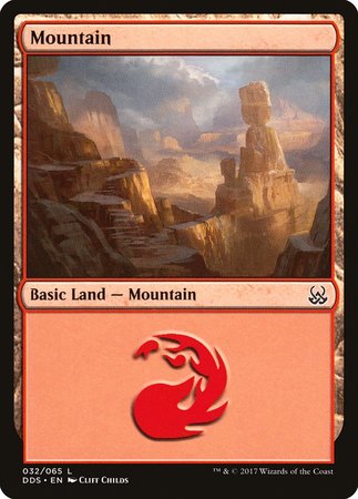 Mountain (32) [Duel Decks: Mind vs. Might] | Dumpster Cat Games