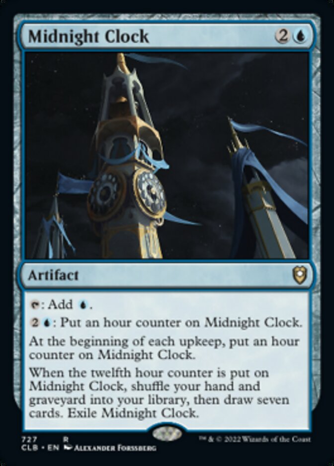 Midnight Clock [Commander Legends: Battle for Baldur's Gate] | Dumpster Cat Games