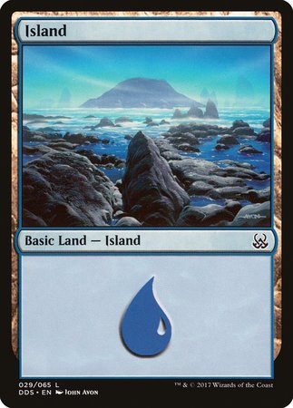 Island (29) [Duel Decks: Mind vs. Might] | Dumpster Cat Games