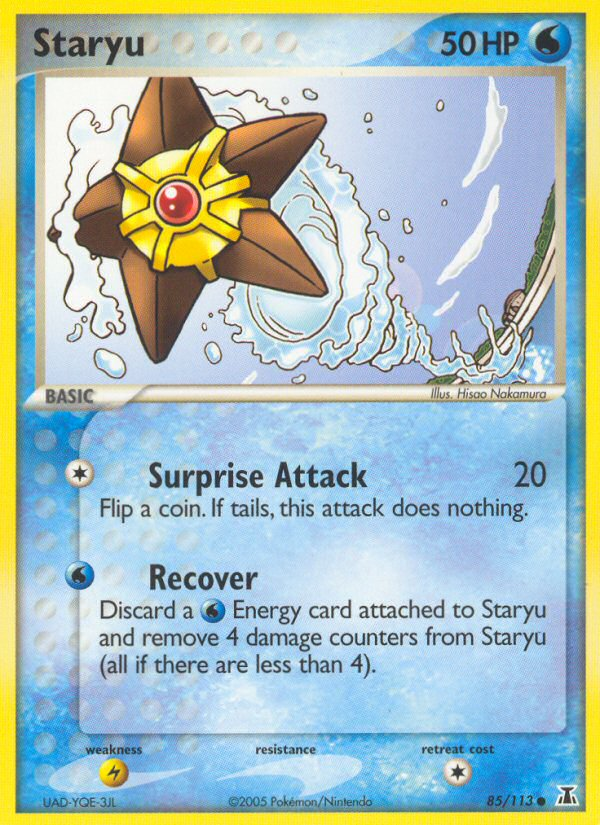 Staryu (85/113) [EX: Delta Species] | Dumpster Cat Games