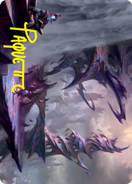 Prismari Campus Art Card (Gold-Stamped Signature) [Strixhaven: School of Mages Art Series] | Dumpster Cat Games