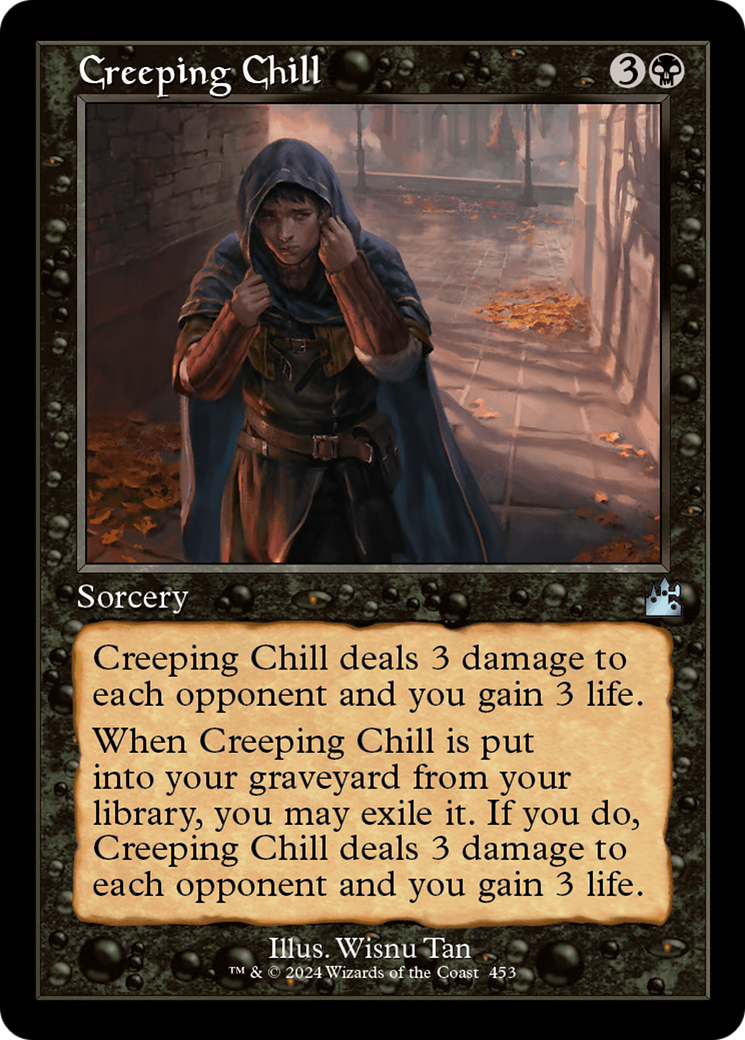 Creeping Chill (Retro Frame) [Ravnica Remastered] | Dumpster Cat Games