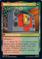 Blaster, Combat DJ // Blaster, Morale Booster [Universes Beyond: Transformers] | Dumpster Cat Games