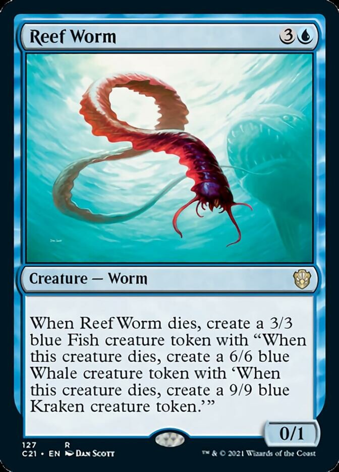 Reef Worm [Commander 2021] | Dumpster Cat Games