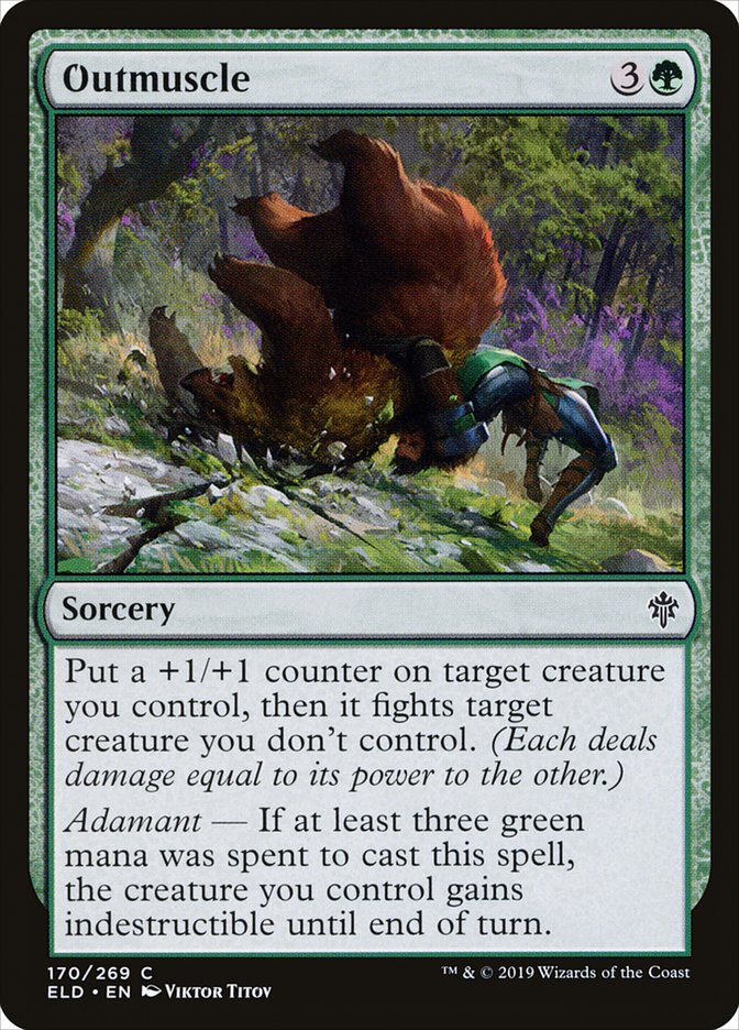 Outmuscle [Throne of Eldraine] | Dumpster Cat Games