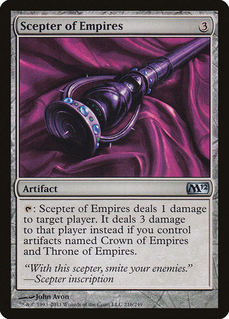 Scepter of Empires [Magic 2012] | Dumpster Cat Games