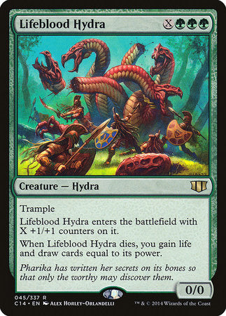 Lifeblood Hydra [Commander 2014] | Dumpster Cat Games