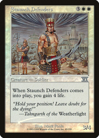 Staunch Defenders [Friday Night Magic 2000] | Dumpster Cat Games