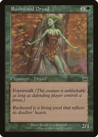 Rushwood Dryad [Mercadian Masques] | Dumpster Cat Games