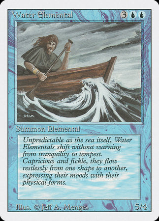 Water Elemental [Revised Edition] | Dumpster Cat Games