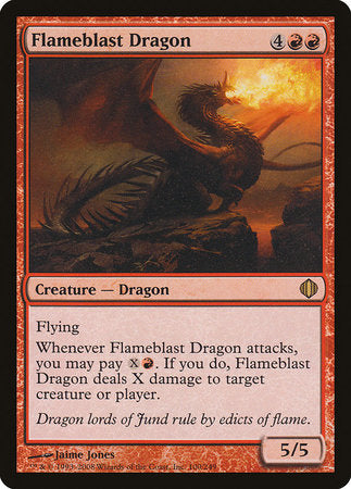 Flameblast Dragon [Shards of Alara] | Dumpster Cat Games
