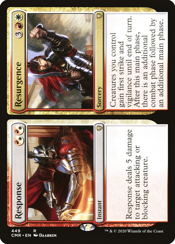 Response // Resurgence [Commander Legends] | Dumpster Cat Games