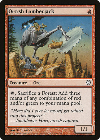Orcish Lumberjack [Coldsnap Theme Decks] | Dumpster Cat Games