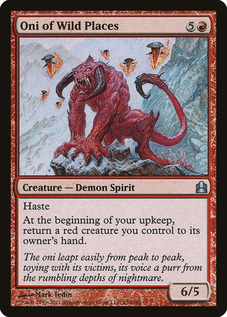 Oni of Wild Places [Commander 2011] | Dumpster Cat Games