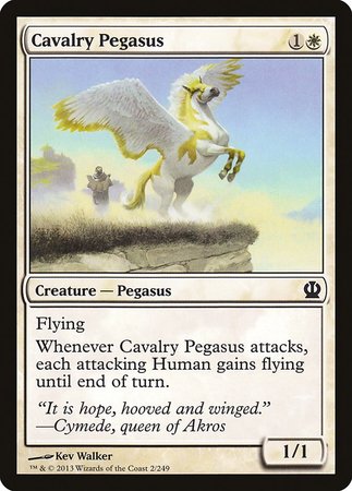 Cavalry Pegasus [Theros] | Dumpster Cat Games