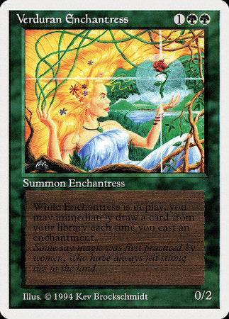 Verduran Enchantress [Summer Magic / Edgar] | Dumpster Cat Games