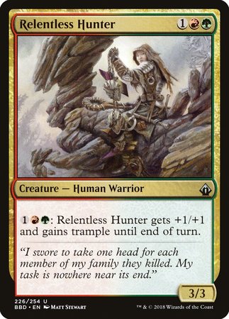 Relentless Hunter [Battlebond] | Dumpster Cat Games