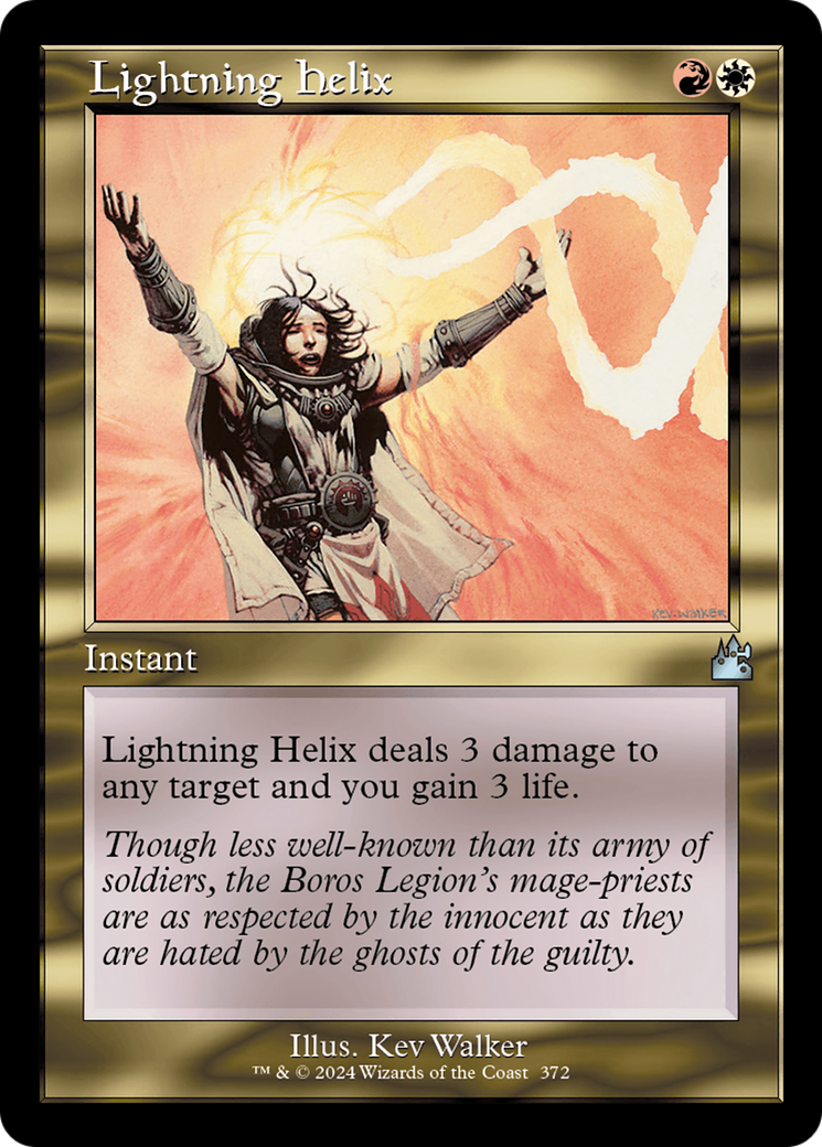 Lightning Helix (Retro Frame) [Ravnica Remastered] | Dumpster Cat Games