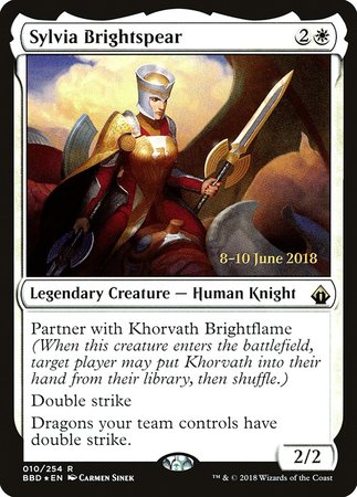 Sylvia Brightspear [Battlebond Promos] | Dumpster Cat Games