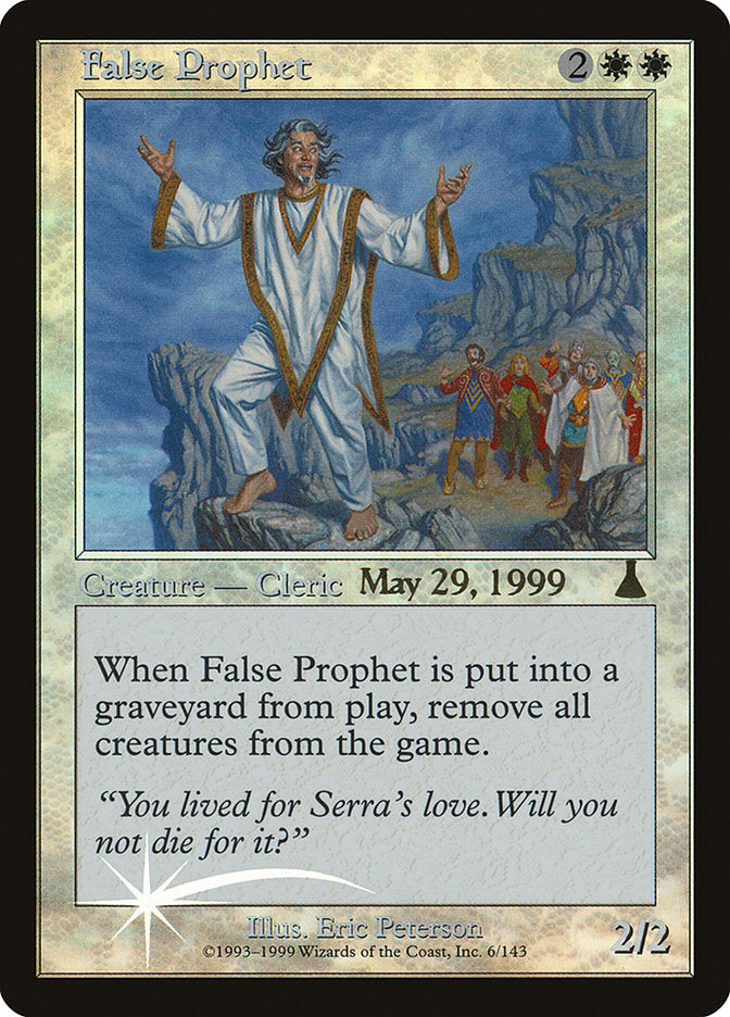False Prophet [Urza's Destiny Promos] | Dumpster Cat Games