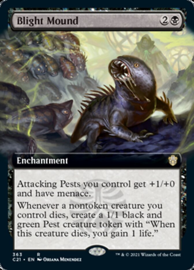 Blight Mound (Extended) [Commander 2021] | Dumpster Cat Games