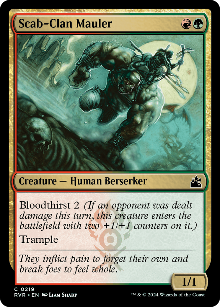 Scab-Clan Mauler [Ravnica Remastered] | Dumpster Cat Games