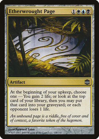 Etherwrought Page [Alara Reborn] | Dumpster Cat Games