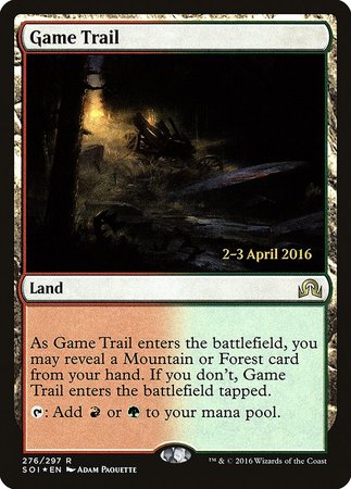 Game Trail [Shadows over Innistrad Promos] | Dumpster Cat Games