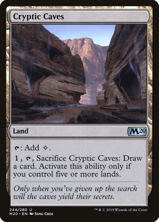 Cryptic Caves [Core Set 2020] | Dumpster Cat Games