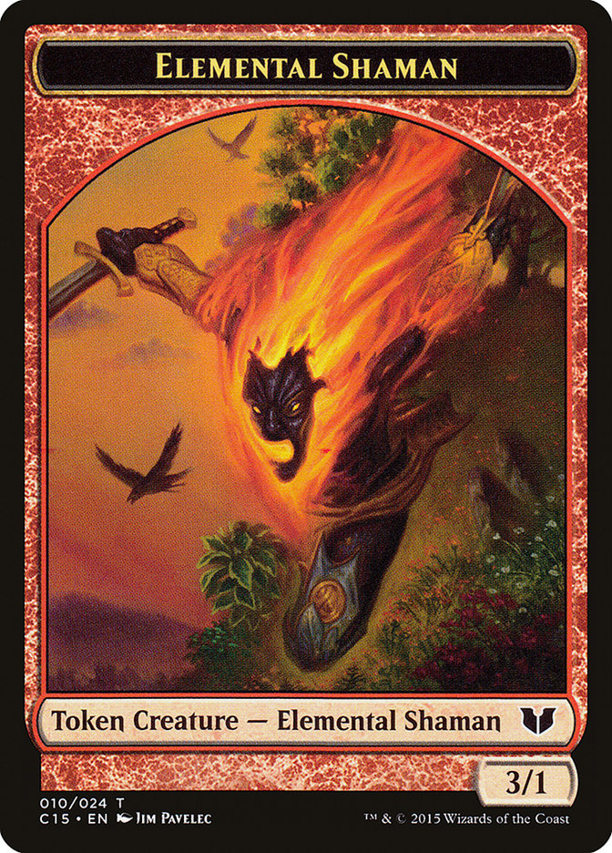 Elemental Shaman Token [Commander 2015 Tokens] | Dumpster Cat Games