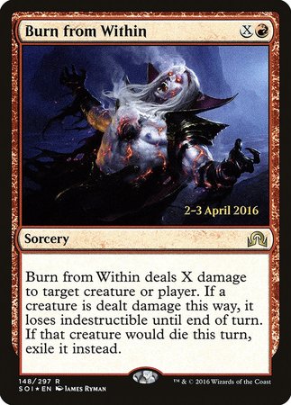 Burn from Within [Shadows over Innistrad Promos] | Dumpster Cat Games