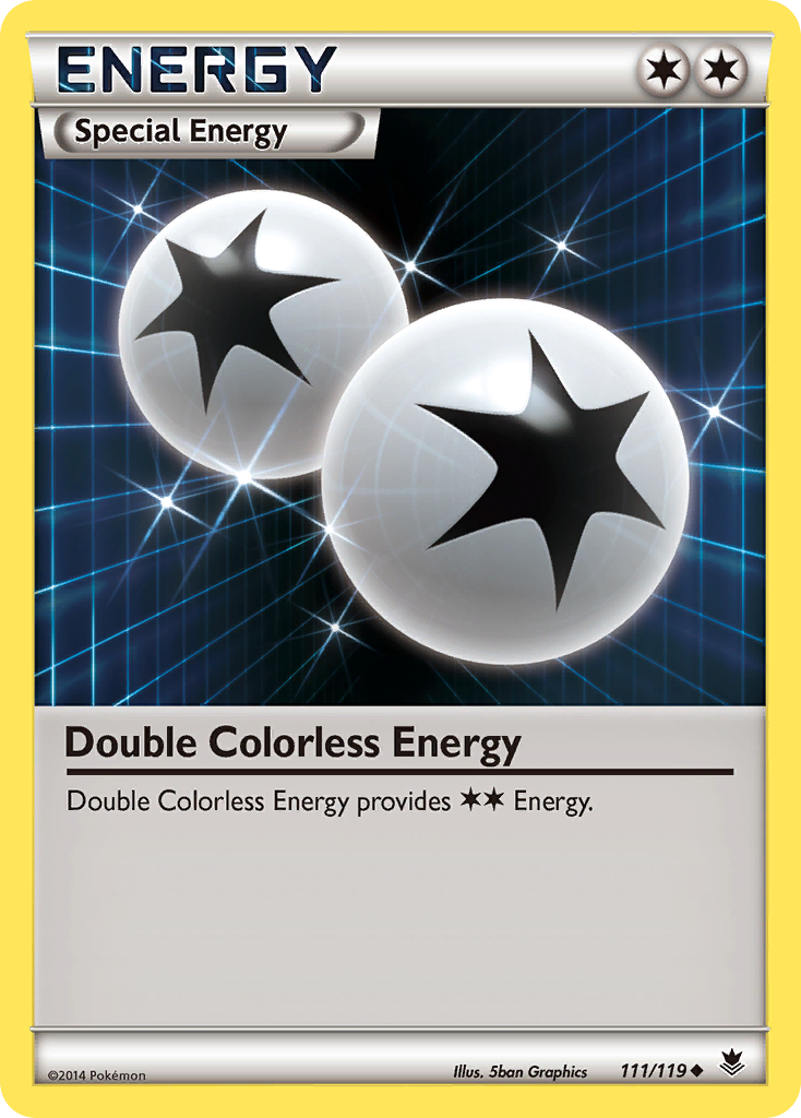 Double Colorless Energy (111/119) [XY: Phantom Forces] | Dumpster Cat Games