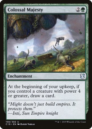 Colossal Majesty [Commander 2019] | Dumpster Cat Games