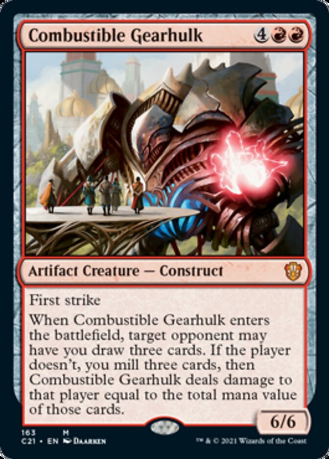 Combustible Gearhulk [Commander 2021] | Dumpster Cat Games