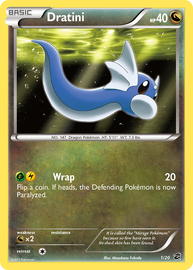 Dratini (1/20) [Black & White: Dragon Vault] | Dumpster Cat Games