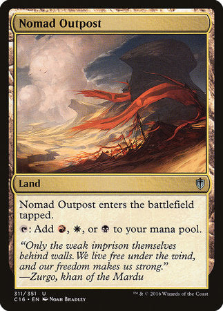 Nomad Outpost [Commander 2016] | Dumpster Cat Games