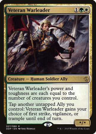 Veteran Warleader [Duel Decks: Zendikar vs. Eldrazi] | Dumpster Cat Games