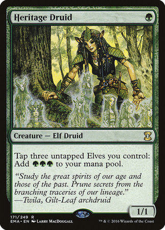 Heritage Druid [Eternal Masters] | Dumpster Cat Games
